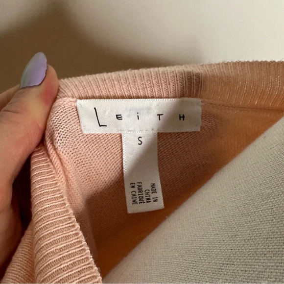 Leith Peach 3/4 Sweater Sz. S - Picture 2 of 4